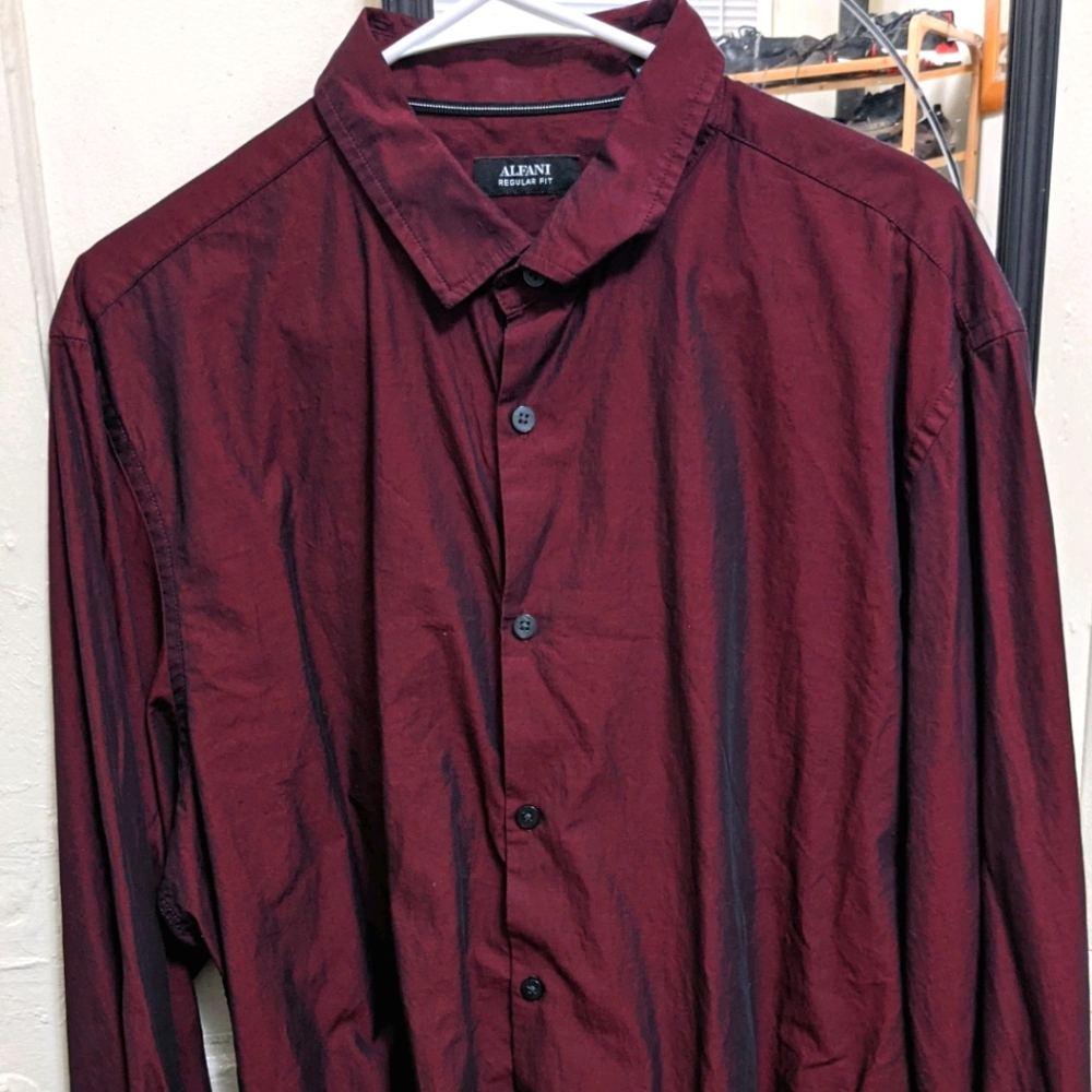 Alfani button down dress shirt